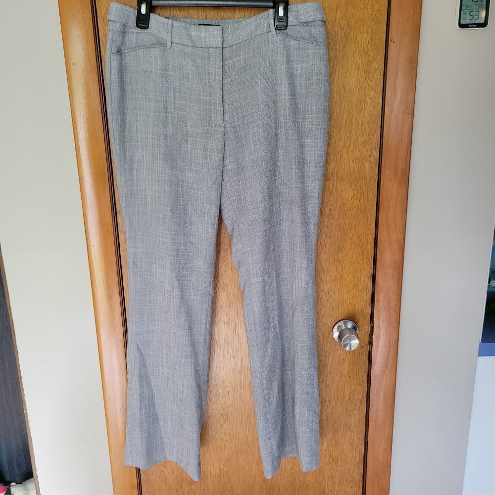 Women's WHBM Gray Plaid Pants